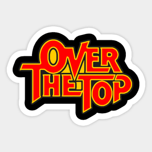 top over Sticker